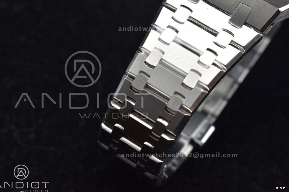 449 Best Royal Bracelet A4302 41mm White SS Edition APSF 15500 SS Super Clone Premium on Oak Dial Textured 1:1 0711